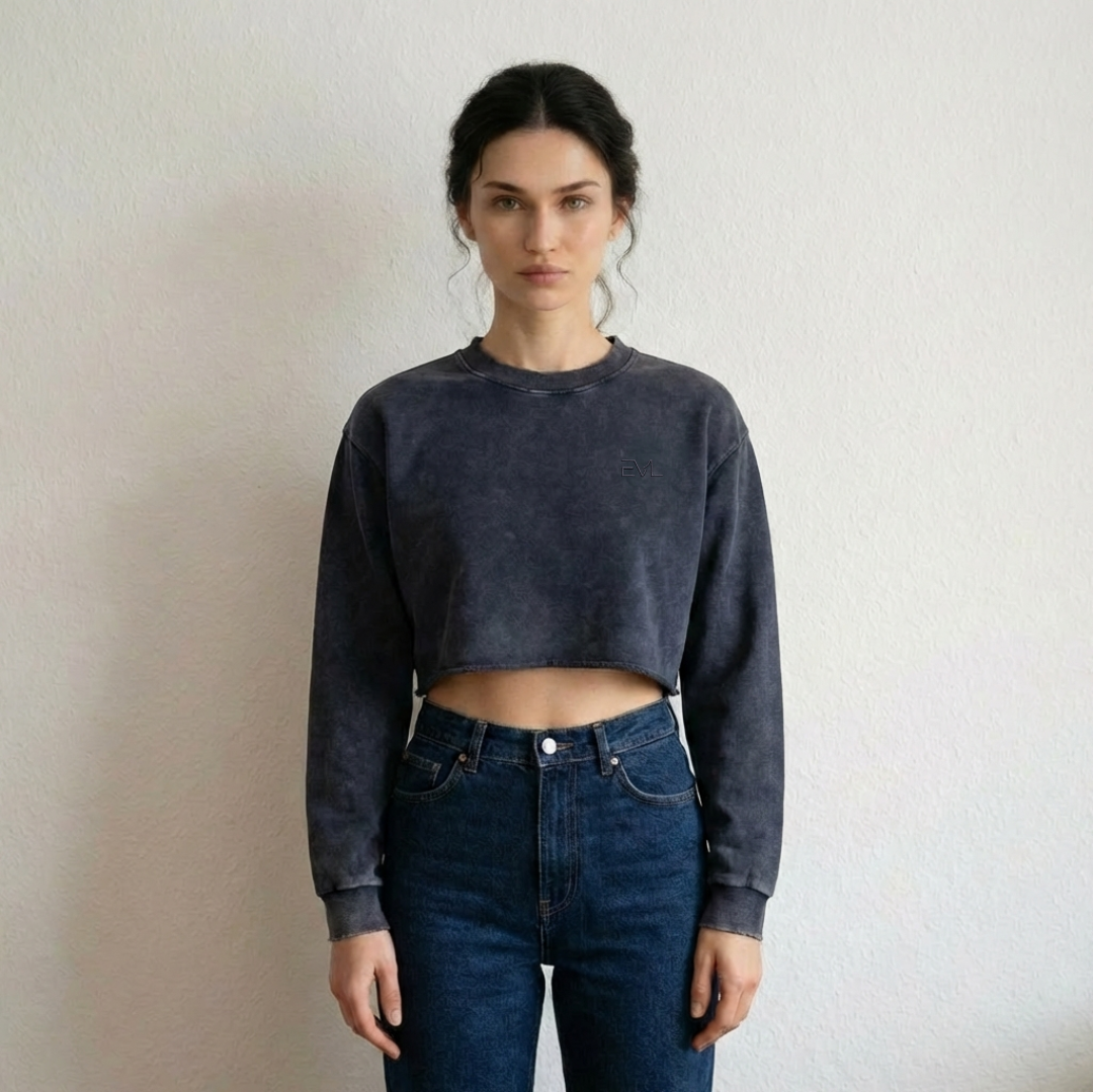 EVL Women´s Cropped Sweatshirt