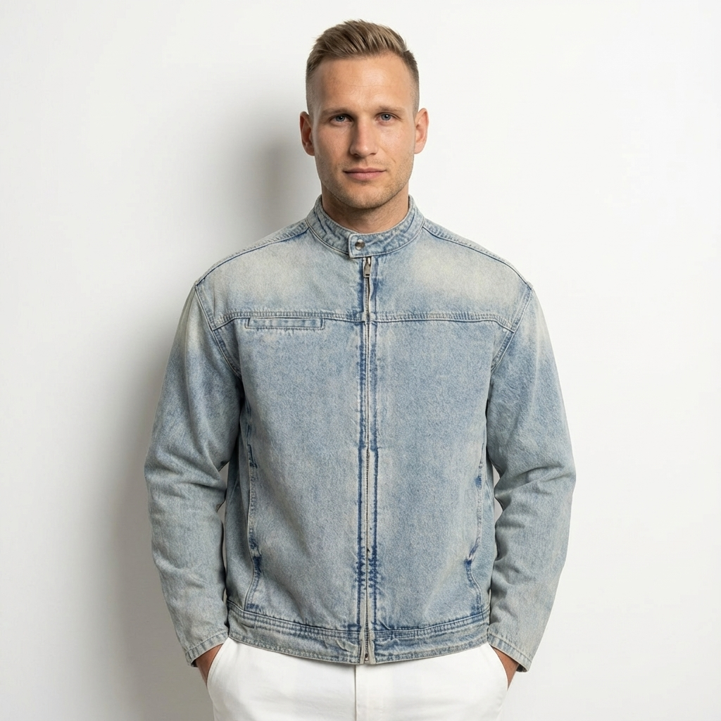 EVL Vintage Zip Denim Jacked